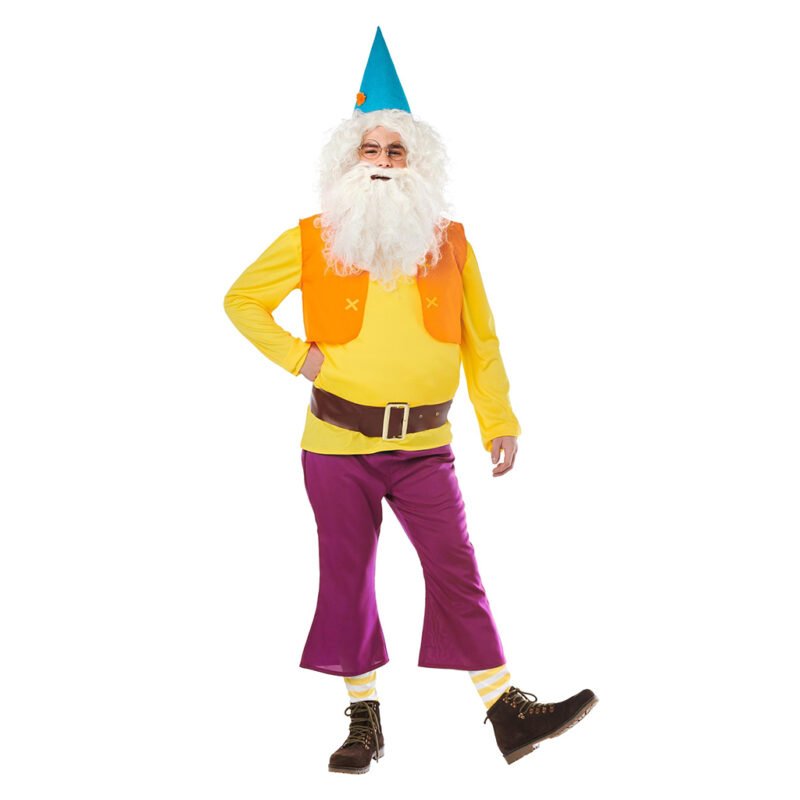Fato de Anão do Bosque Amarelo Homem