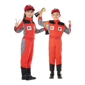 Fato de Piloto Vermelho Criança